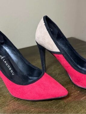 Chinese Laundry Red & Brown Women’s High Heels 6.5M